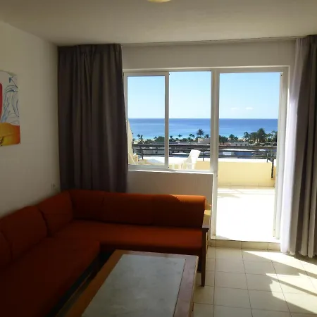 Palm Garden In Front Of The * Morro Jable