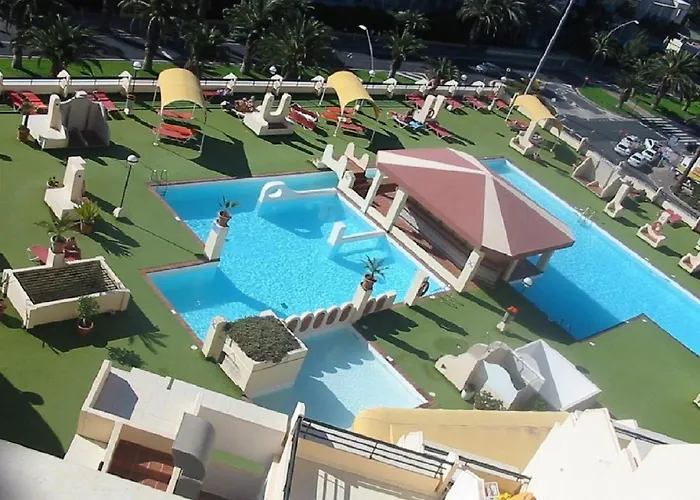 Apartment Palm Garden In Front Of The